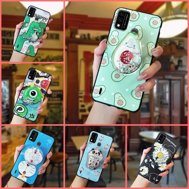 Противоударный чехол-подставка для телефона Itel A48 силикон чехол | Мобильные