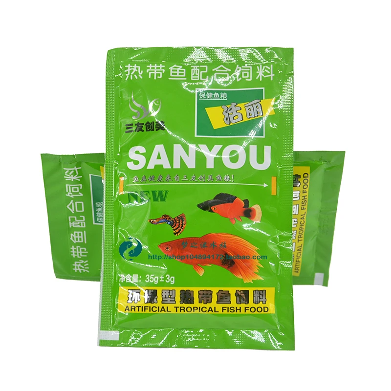 1Pc Tropical Fish Ornamental FishSmall sized Fish And Fish Food Fishing lure Feed Astaxanthin 20g
