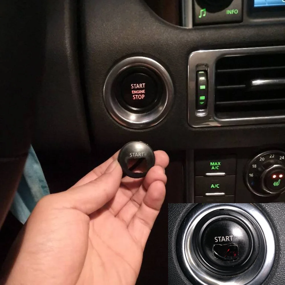 Car Engine Start Stop Button Cover Trim Switch Accessories For Hyundai