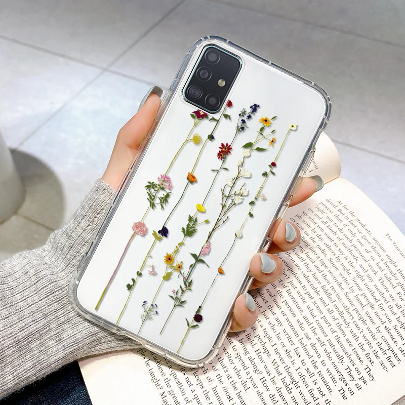 For Samsung Galaxy A51 Case Silicone Clear Funda On Samsung A51 4G 5G Protective Case Soft Coque Galaxy A 51 Shockproof Bumper samsung cases cute Cases For Samsung