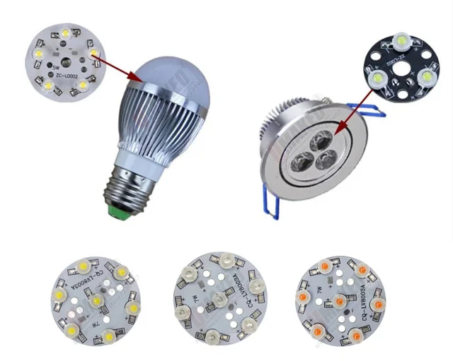 1/3/5/7/9/12/15/18w LED Star High Power mit Aluminium Grundplatte