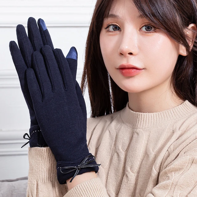 Gants d'hiver pour femmes, mitaines à main pour écran tactile, chaud pour  dames, gants de