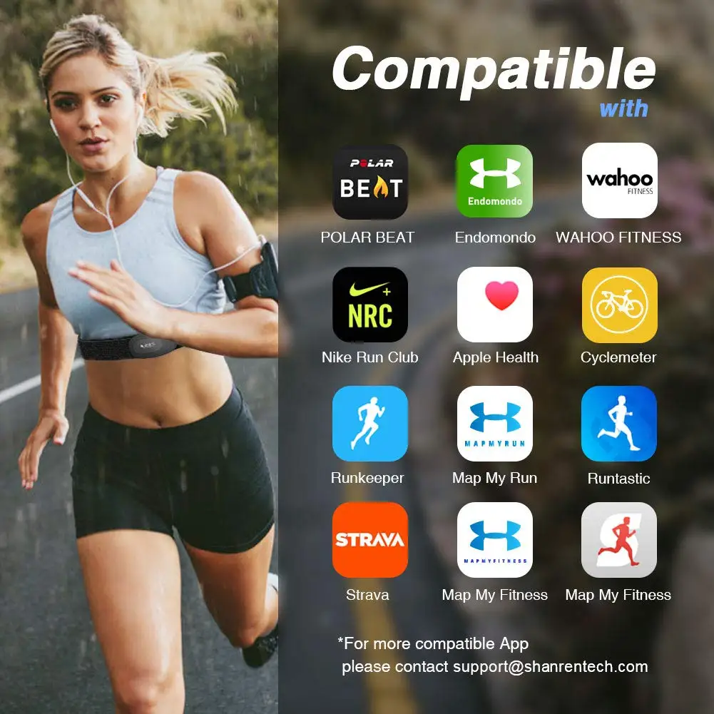 nike run club compatible heart rate monitor