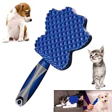 Расческа для домашних собак, щетка для ухода за волосами, инструмент для удаления волос, щетка для чистки кошек и собак, массажный Планер для ванны, многофункциональные принадлежности для домашних животных