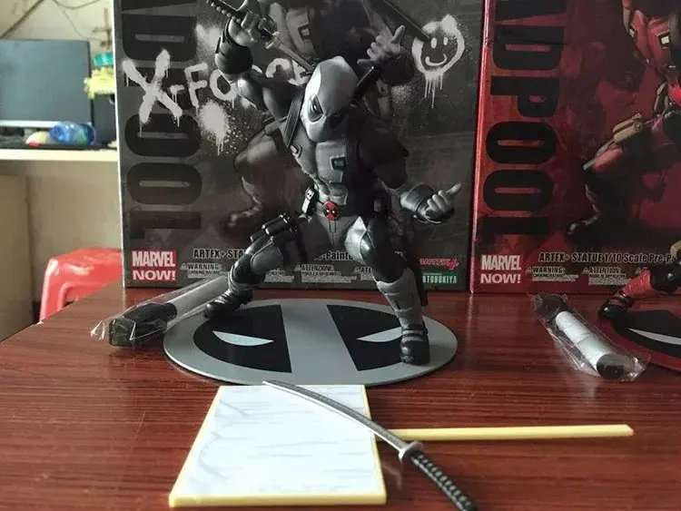 KOTOBUKIYA artfx+ Дэдпул X-men фильм сопутствующие продукты в коробке гаражный комплект