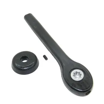 

Black Lever Star Hole Foot Rest Release Right/Left Hand with Set Screws,Fits LazyBoy More Recliner Handle and Furniture