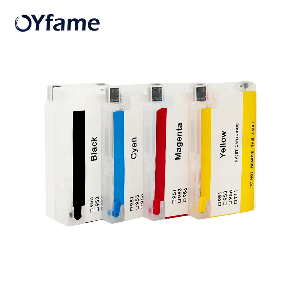 Oyfame Per Hp 711 Cartuccia Di Inchiostro Riutilizzabile Per Hp711 Designjet T520 T120 Stampante Per Hp T120 T520 Stampante Cartuccia Vuota
