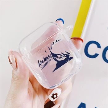 

Transparent Silicone Naruto Cartoon Headphone Case for Apple Airpods Charging Box for AirPods Protective Cover Skin Accessory