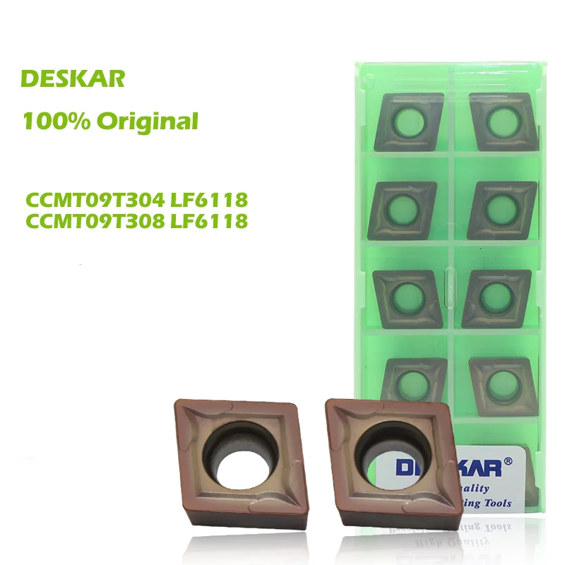 10 шт. CCMT060204 CCMT09T304 CCMT120404 LF6118 100% оригинальные твердосплавные лезвия резак токарный