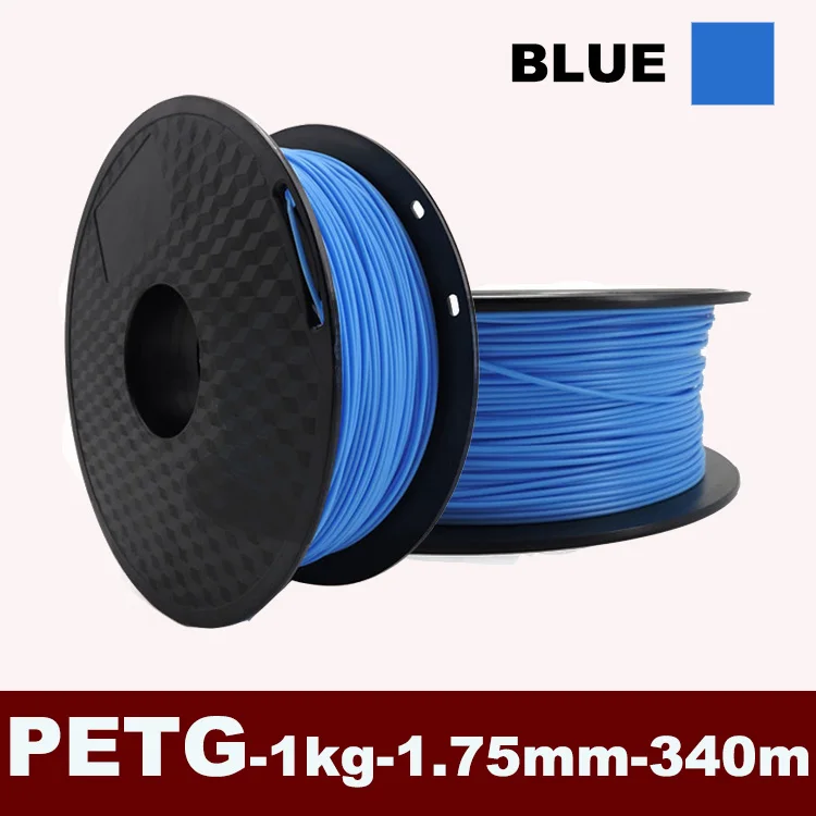 FULCRUM PETG Филамент для 3D принтеров 1 кг 340 м 1,75 мм многоцветный - Цвет: Blue
