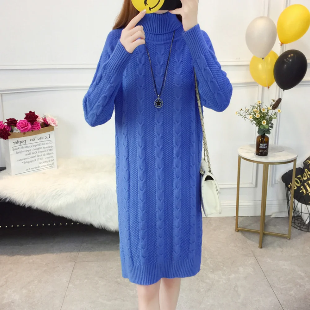 Женский свитер с длинными рукавами желтое теплое платье запахом 2019 Осеннее