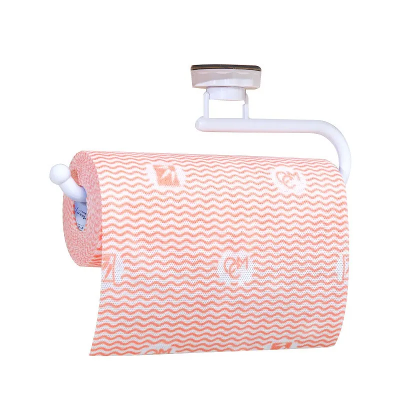 

Paper Towel Rack Kitchen Strong Suction Cups Toilet Towel Hook Paper Roll Towel Holder Kitchen Cabinet Storage Rack