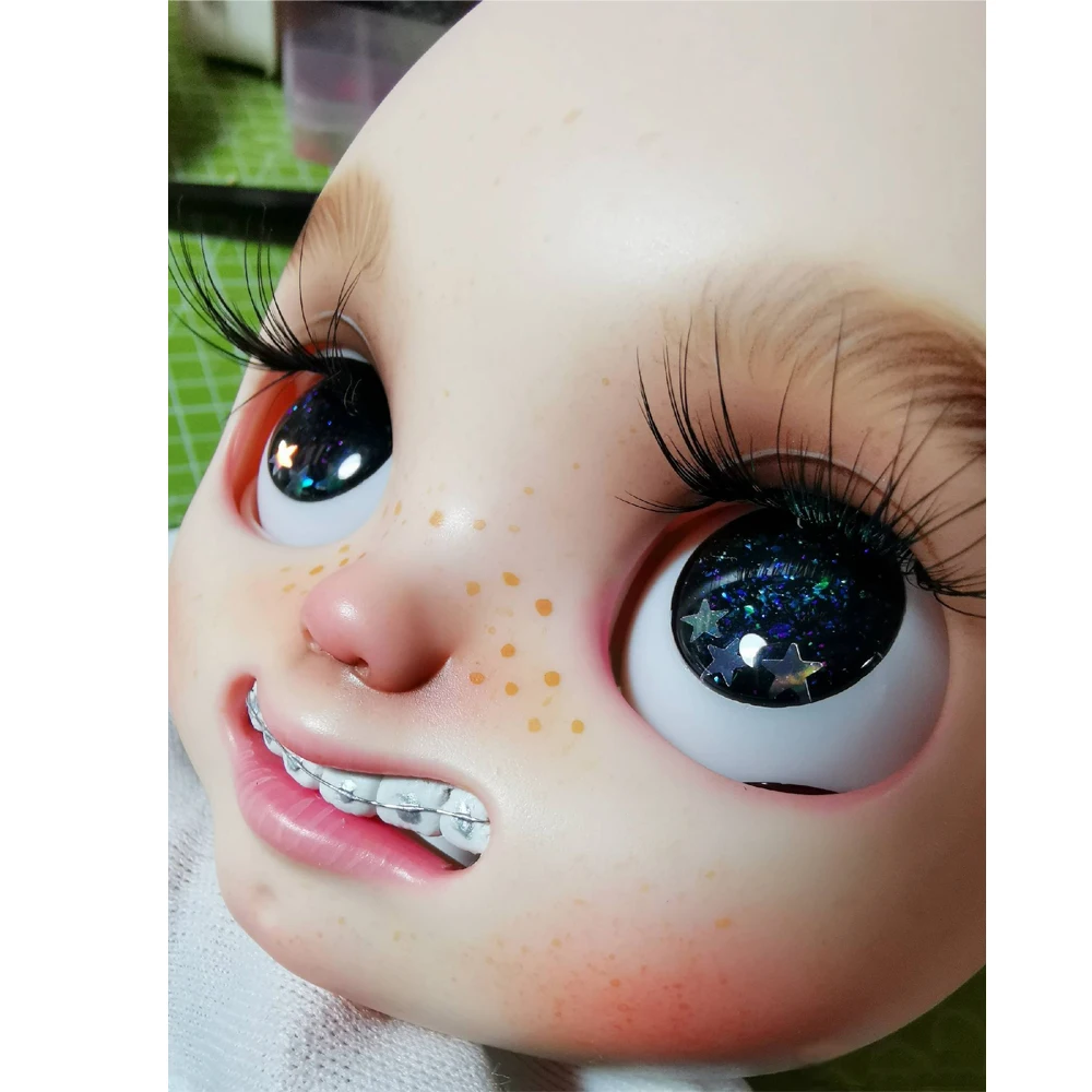 Blyth кукольная лицевая пластина для diy вашего макияжа blyth включая заднюю панель