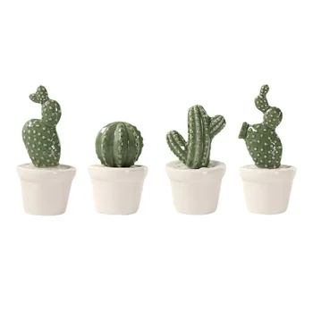 

4Pcs Desktop Decoration Desk Ornament Bonsai Adornment Simulation Plant Bonsai for Home