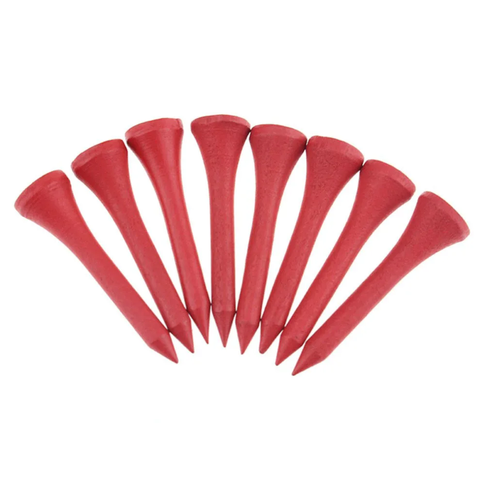 CRESTGOLF 42mm(1.65in) Wooden Golf Tees Golf Wood Tees Accessoires 100pcs/Pack 3