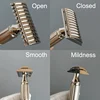 Dscosmetic X1 Stainless steel open comb double edge safety razor head 4