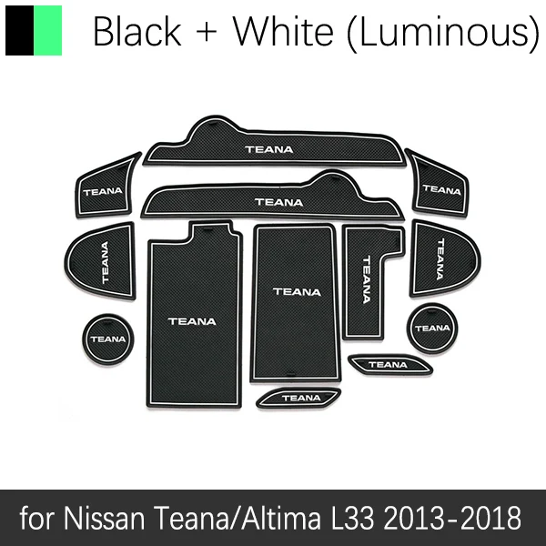 Автомобильный Гаджет коврик для Nissan Teana Altima L33 2013 аксессуары гелевая накладка резиновый слот для ворот коврик для чашки Tapis