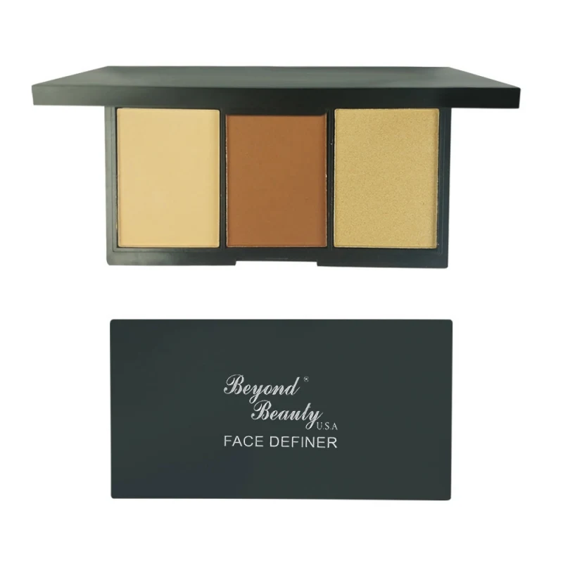 Three-color Eyebrow Powder Waterproof Long-lasting Smudge-proof Easy To Color Eyebrow Powder Fashion Q1