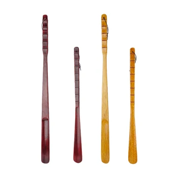 

Natural Wooden Long Handle Shoe Horn Shoe Care & Repair Accessory