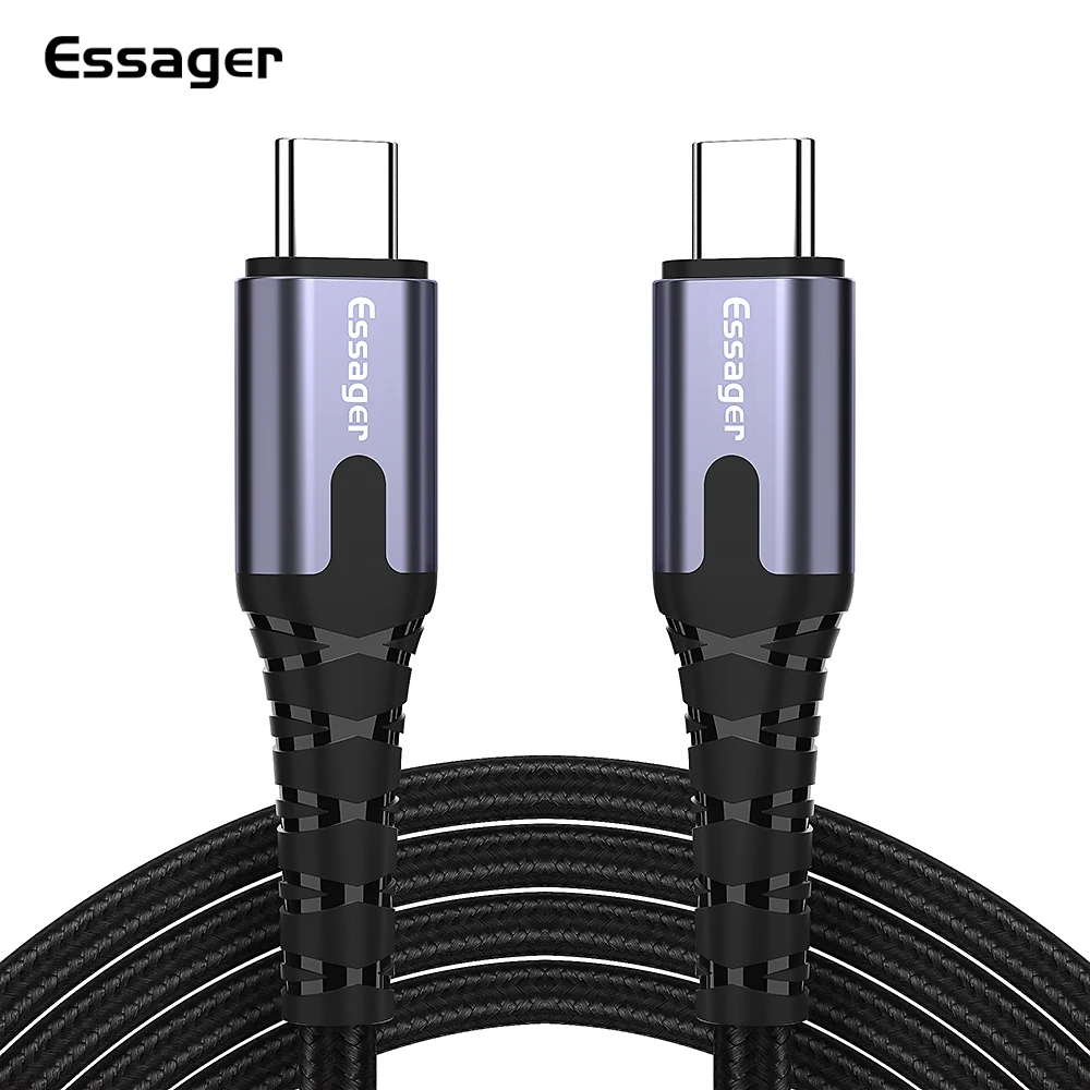

Essager USB Type C to USB C Cable for Samsung S9 Oneplus 7 Pro Quick Charge 4.0 USBC PD Fast Charging Charger USB-C Type-C Cable