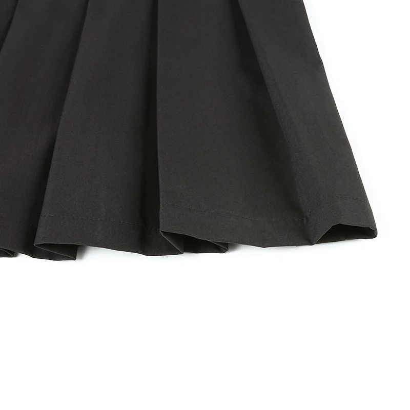 Iamhotty сумка на цепочке сумка с пряжкой Harajuku юбка Kawaii элегантный дизайн черная плиссированная юбка корейский стиль летняя Плиссированная Юбка Femme
