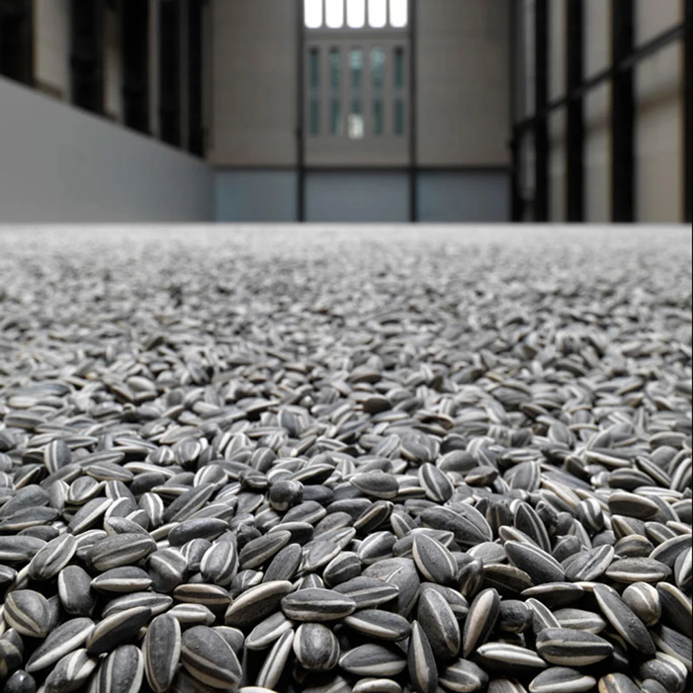 1000 штук AI WEIWEI керамический фарфор семена подсолнечника TATE современный Лондон