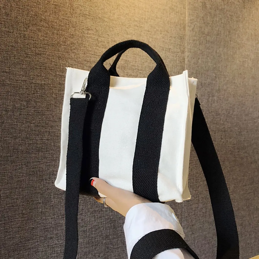 

2020 Fashion Trend Women Ladies Solid Color Crossbody Handbag PVC Canvas Bag Zipper Composite Bags Chain Shoulder Strap Purse