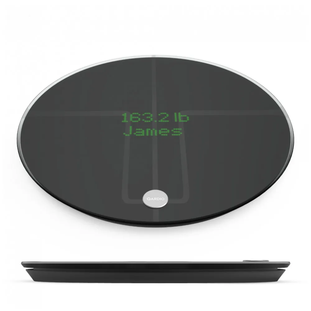 Цифровые весы QardioBase 2 Wireless Smart Scale B200-IVB черный