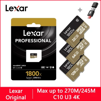 

Lexar 1800x high speed micro sd card 16GB 32GB 64GB 128GB SDXC/SDHC Flash Memory Card micro sd for Gopro/DJI/Nintendo