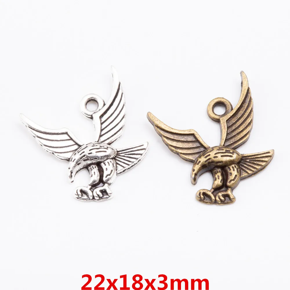 Eagle Charm Sterling Silver Charm Eagle Making Jewelry Eagle Pendant Accessories Charms