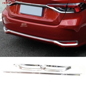 

Car Styling Accessories ABS Chrome Rear Fog Light Cover Rear bar moulding 3Pcs/Set For Toyota Corolla 2019 2020