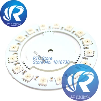 

16-Bit 60mm 5V Rainbow Precise WS2812 WS2811 5050 RGB LED Lamp Panel Round Light