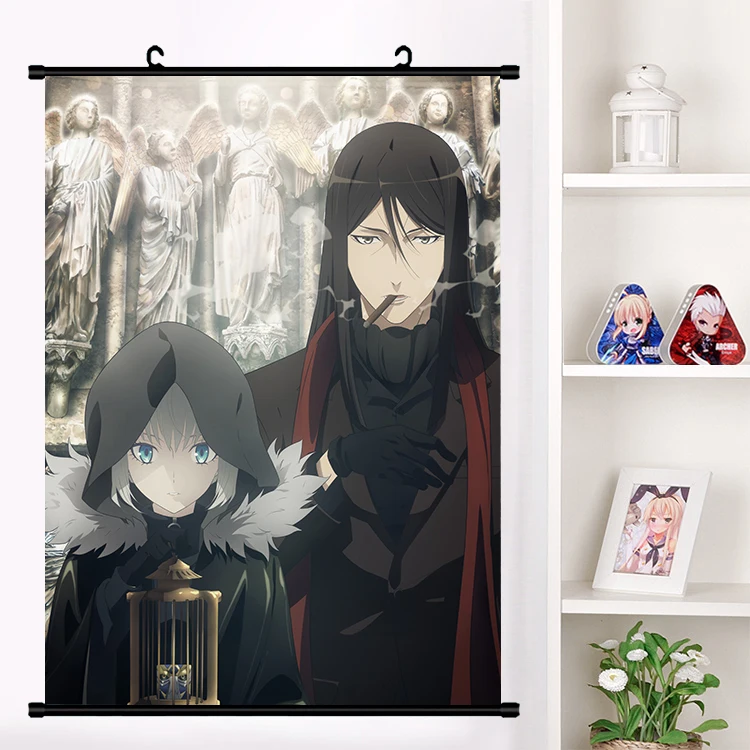 Аниме лорд El-Melloi II чехол файлы серый Reines настенный свиток роспись плакат