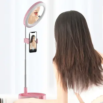 

Selfie Ring Lamp Led Ring Light Selfie With Phone Clip Mirror For Selfie Phone Video Photography Lighting Live Streaming