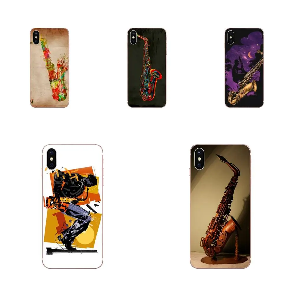 For LG G2 G3 G4 G5 G6 G7 K4 K7 K8 K10 K12 K40 Mini Plus Stylus ThinQ 2016 2017 2018 Case Wooden Alto Saxophone Sax Music | Мобильные