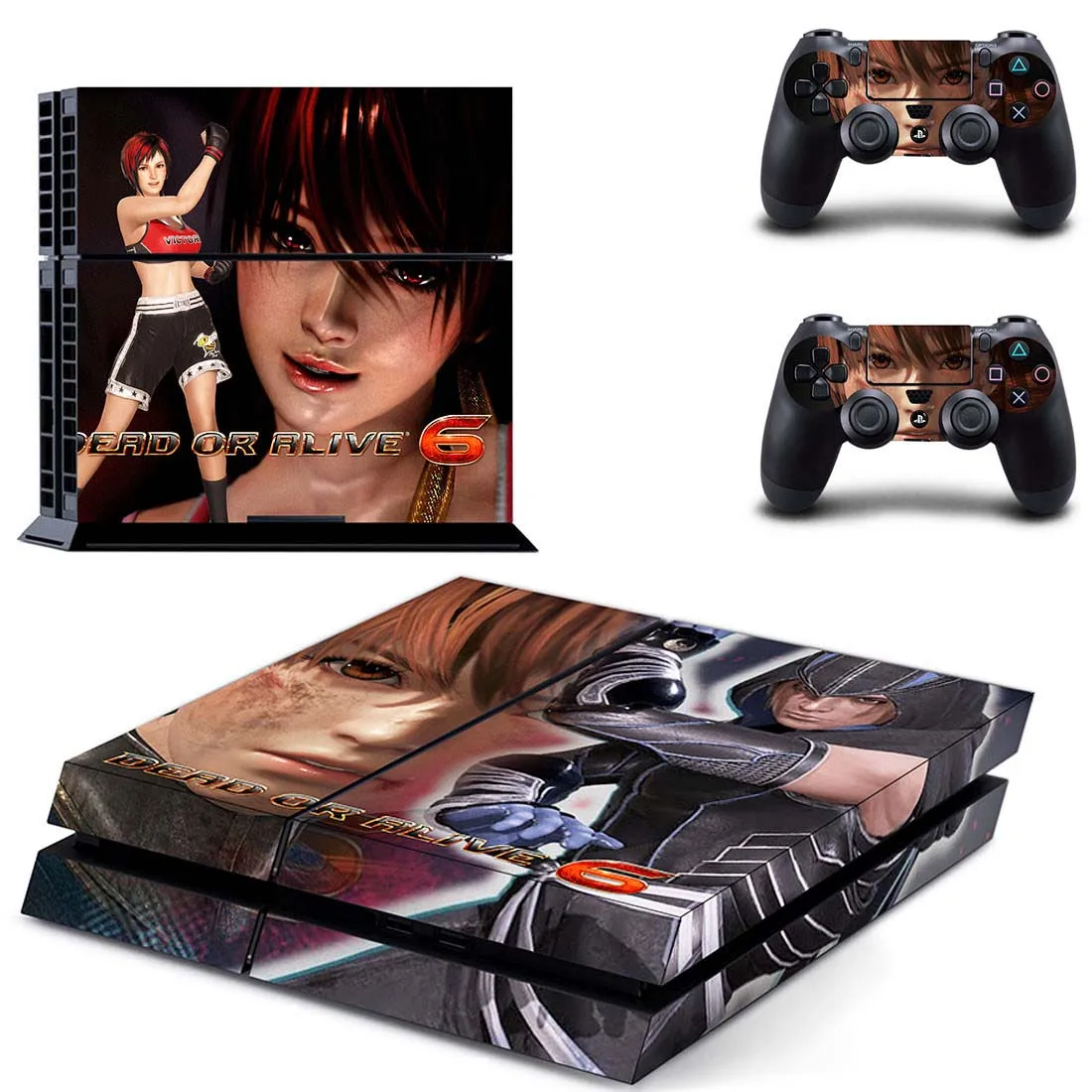 Dead or Alive 6 наклеек s Наклейка для PS4 PS 4 виниловая наклейка игровая станция 4 наклейки Pegatinas для консоли playstation 4 и 2 контроллера