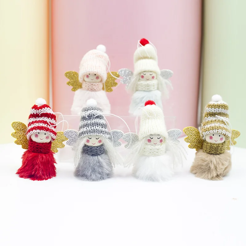 Christmas Decorations for Home Lovely Angel Dolls Hanging Pendant Christmas Tree Decoration Ornaments Xmas New Year Decor Gifts