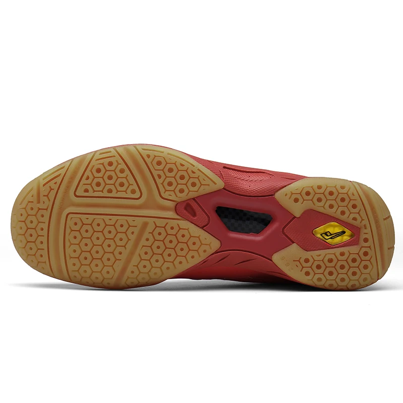 Профессиональная Обувь для бадминтона Для мужчин красный цвет настольного