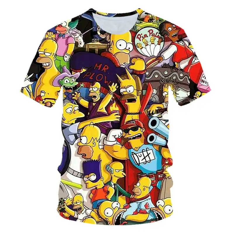 camisa feminina simpsons