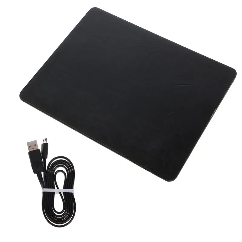 Qi беспроводной зарядный коврик для мыши 5 Вт USB зарядка коврик для письма планшета для iPhone samsung Galaxy Nexus AXYF