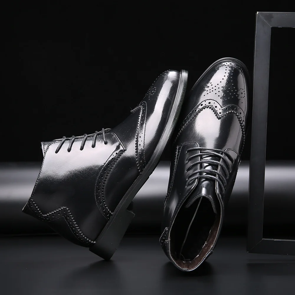 Новые мужские ботинки Martens мужские полусапоги кожаные оксфорды подошва Bullock мужские ботинки на шнуровке M692