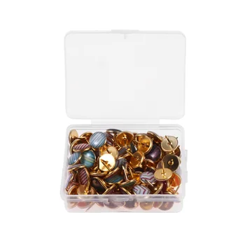 

120pcs DIY Push Pins Decorative Thumbtacks for Wall Maps Photos Bulletin Board or Cork Boards