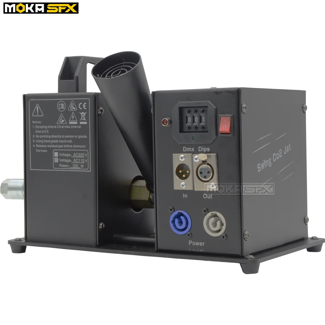 MOKA SFX Свинг Co2 струйная машина год проектор крио струя пушечный спрей 8-10 м Co2 струя для Dj сценического представления