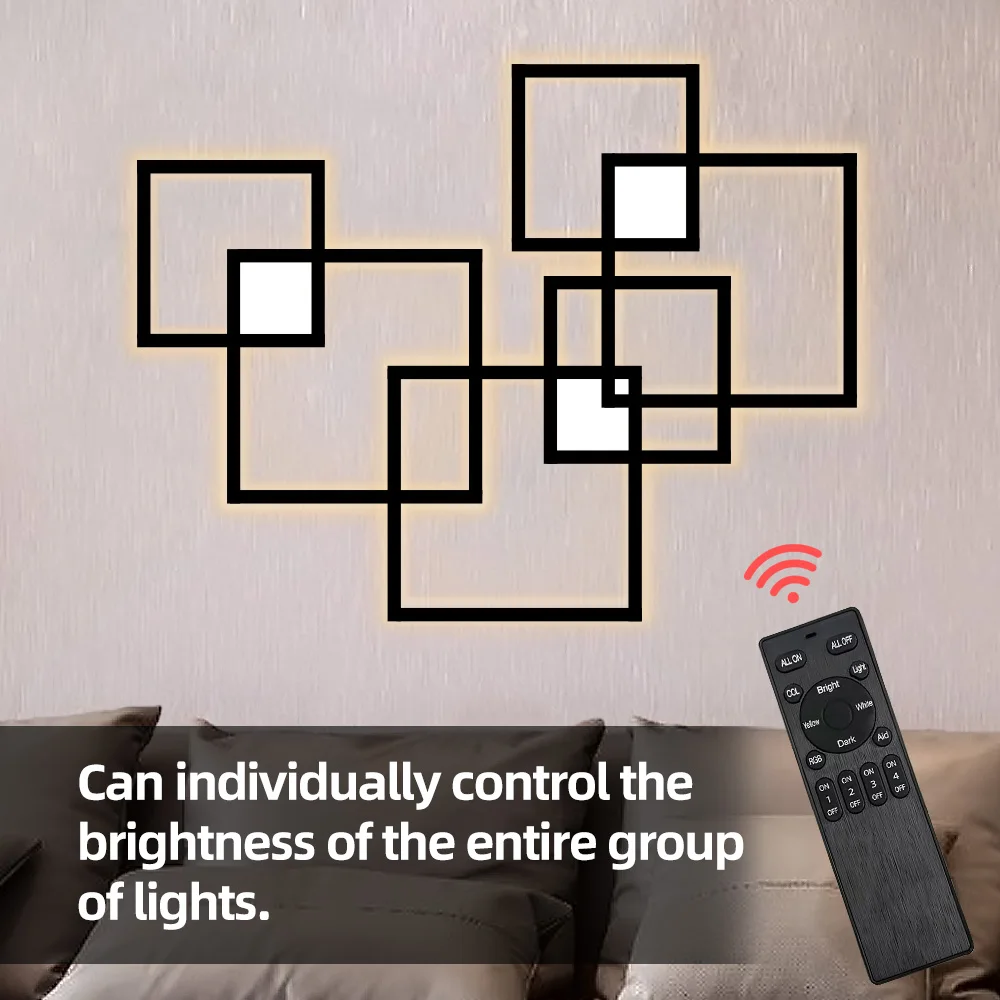 Zerouno led панельный светильник diy Коллекция украшения стен светодиодная панельная
