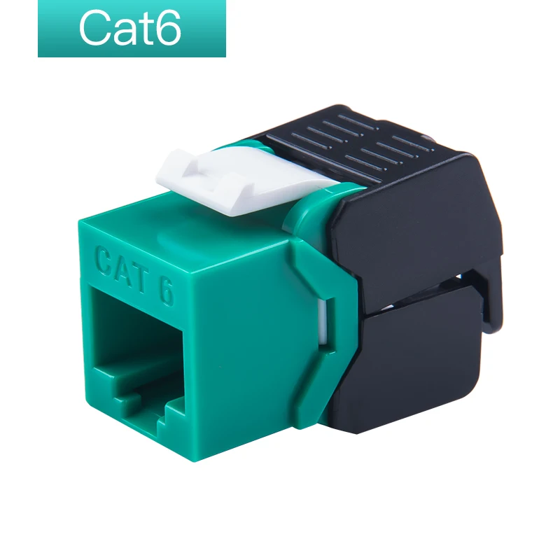 Фото Сетевые модули Gigabit Ethernet RJ45 CAT6, цветные, без инструментов, 7 цветов на выбор №3
