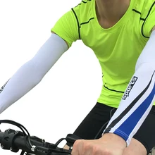 1 пара анти-УФ Защита от солнца Компрессионные рукава эластичные дышащие противоскользящие баскетбольные стрелы рукава Футбол Бег