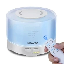 

500ml Ultrasonic Air Humidifier Essential Oil Diffuser with Remote Humidification Aromatherapy Household Atomizer