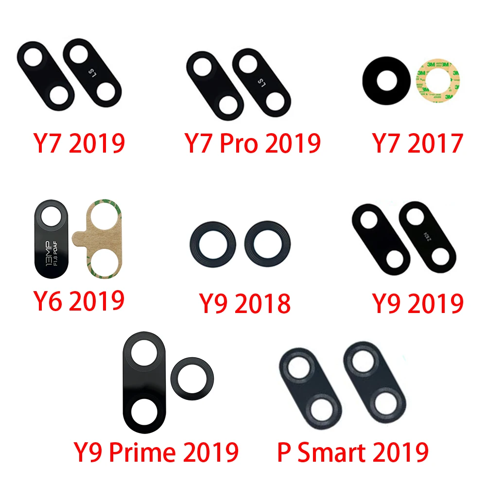 Новая крышка объектива задней камеры для Huawei Y5 Y6 Y7 Pro Y9 Prime 2017 2018 P Smart 2019 | Мобильные