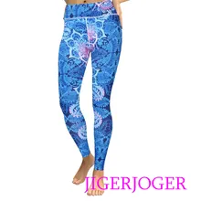 JIGERJOGER, женские леггинсы растягивающиеся для спортзала, для занятий спортом, бега