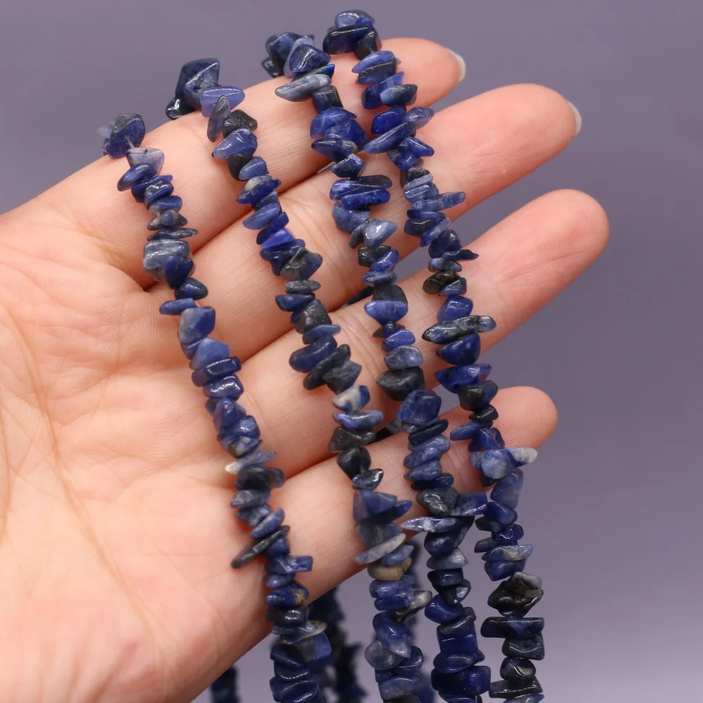 

Natural Stone Lapis lazuli Beads Freeform Chips Gravel Beads for Fashion Jewelry Making DIY Necklace Bracelet Gifts 40cm